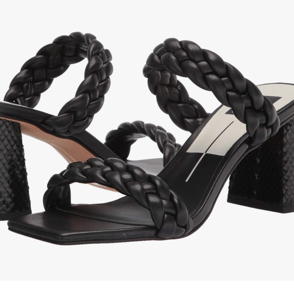 Dolce Vita Black Stella Heels - Size 10